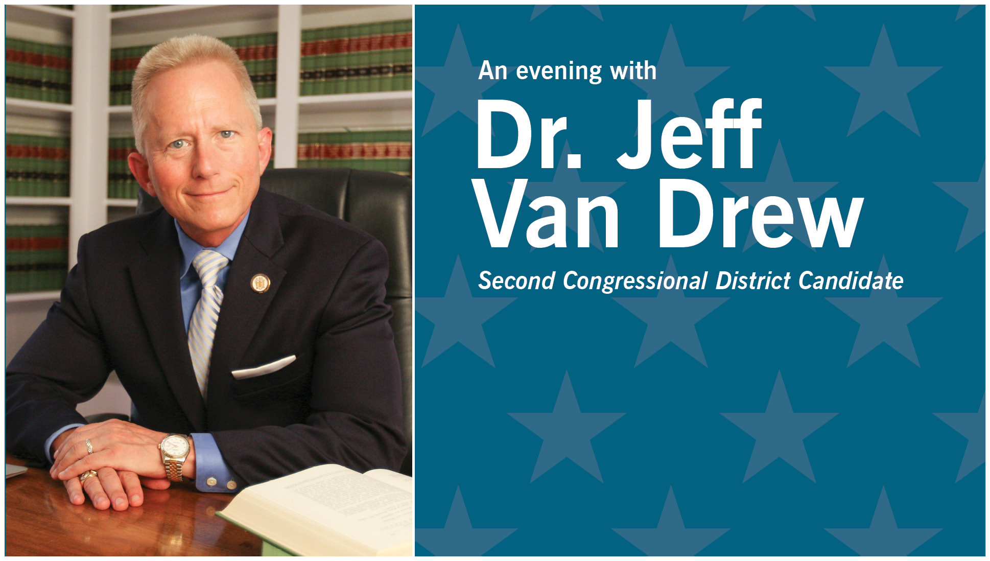 U.S. Congressional Candidate Jeff Van Drew to visit Rider Nov. 12